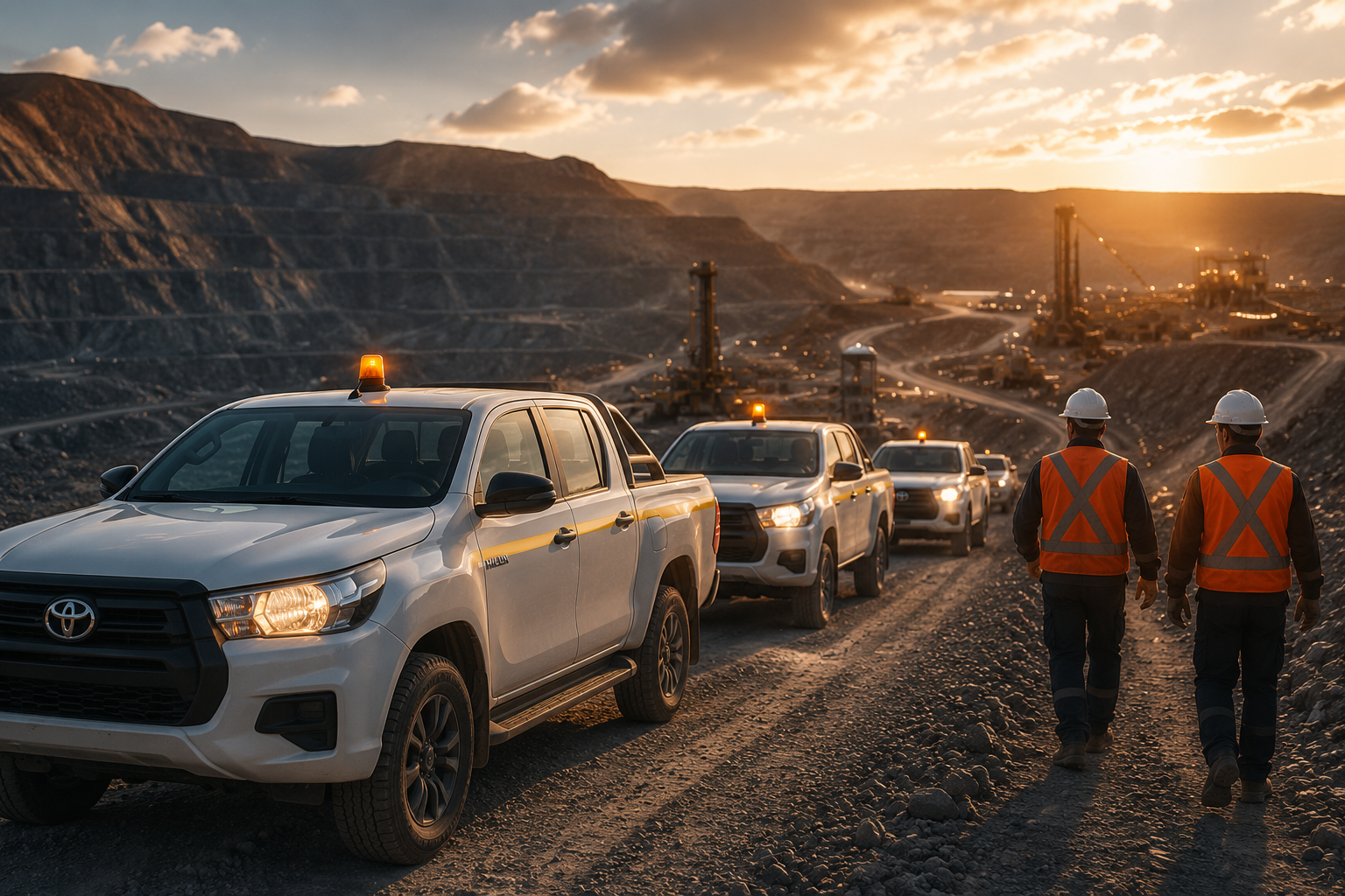 Camionetas para minería